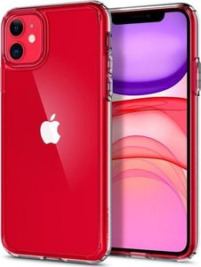 Spigen Etui Spigen Ultra Hybrid do Apple iPhone 11 Crystal Clear + szkło alogy uniwersalny 5