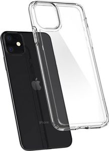 Spigen Etui Spigen Ultra Hybrid do Apple iPhone 11 Crystal Clear + szkło alogy uniwersalny 9