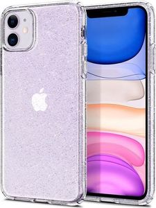 Spigen Etui Spigen Liquid Crystal Glitter do Apple iPhone 11 Crystal Quartz + Szkło Alogy uniwersalny 2