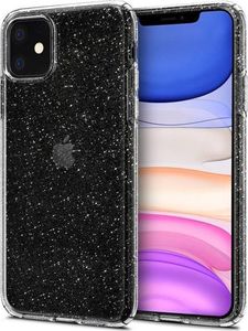 Spigen Etui Spigen Liquid Crystal Glitter do Apple iPhone 11 Crystal Quartz + Szkło Alogy uniwersalny 4