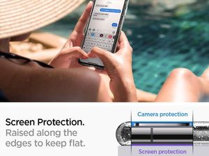 Spigen Etui Spigen Liquid Crystal Glitter do Apple iPhone 11 Crystal Quartz + Szkło Alogy uniwersalny 9