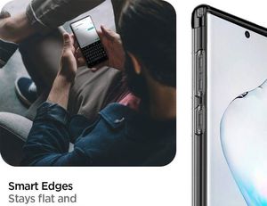 Spigen Etui Spigen Neo Hybrid NC do Samsung Galaxy Note 10 Black + Folia ochronna Alogy uniwersalny 7