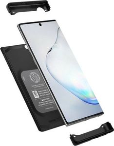 Spigen Etui Spigen Thin Fit Classic do Samsung Galaxy Note 10 black + Folia ochronna Alogy uniwersalny 3
