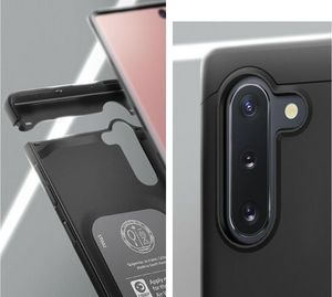 Spigen Etui Spigen Thin Fit Classic do Samsung Galaxy Note 10 black + Folia ochronna Alogy uniwersalny 5