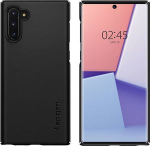 Spigen Etui Spigen Thin Fit do Samsung Galaxy Note 10 black + Folia ochronna Alogy uniwersalny 2