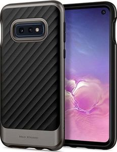 Spigen Etui Spigen Neo Hybrid Samsung Galaxy S10e Gunmetal + szkło Glas.tR uniwersalny 1