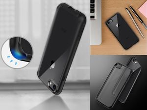 Spigen Etui Spigen Ultra Hybrid 2 Apple iPhone 7/8/SE 2020 Black + Szkło Alogy uniwersalny 11
