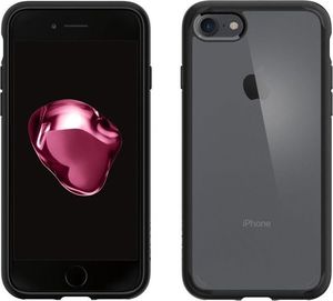 Spigen Etui Spigen Ultra Hybrid 2 Apple iPhone 7/8/SE 2020 Black + Szkło Alogy uniwersalny 7