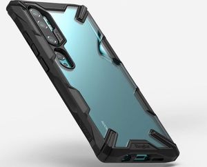 Ringke Etui Ringke Fusion X do Xiaomi Mi Note 10/ Note 10 Pro/ CC9 Pro Black + 2x Folia Ringke uniwersalny 2