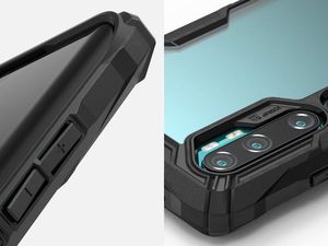 Ringke Etui Ringke Fusion X do Xiaomi Mi Note 10/ Note 10 Pro/ CC9 Pro Black + 2x Folia Ringke uniwersalny 4