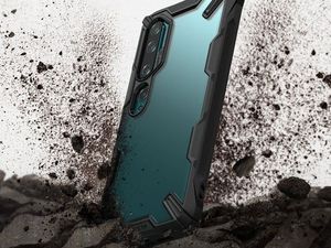 Ringke Etui Ringke Fusion X do Xiaomi Mi Note 10/ Note 10 Pro/ CC9 Pro Black + 2x Folia Ringke uniwersalny 6