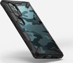 Ringke Etui Ringke Fusion X do Xiaomi Mi Note 10/ Note 10 Pro/ CC9 Pro Camo Black + 2x folia Ringke uniwersalny 3
