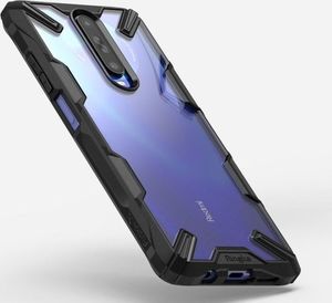 Ringke Etui Ringke Fusion X do Xiaomi Mi 10T/ Redmi K30/ Poco X2 Black + 2x Folia Ringke uniwersalny 6