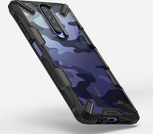 Ringke Etui Ringke Fusion X do Xiaomi Mi 10T/ Redmi K30/ Poco X2 Camo Black + 2x Folia Ringke uniwersalny 2