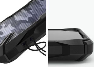 Ringke Etui Ringke Fusion X do Xiaomi Mi 10T/ Redmi K30/ Poco X2 Camo Black + 2x Folia Ringke uniwersalny 5