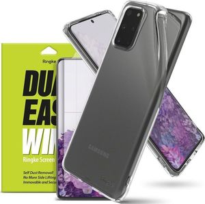 Ringke Etui Ringke Air do Samsung Galaxy S20 Plus Clear + 2x Folia Ringke uniwersalny 10