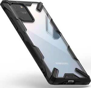 Ringke Etui Ringke Fusion X do Samsung Galaxy S10 Lite Black + Szkło 3mk uniwersalny 4
