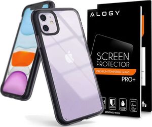 Ringke Etui Ringke Fusion do Apple iPhone 11 Smoke Black + szkło alogy uniwersalny 9