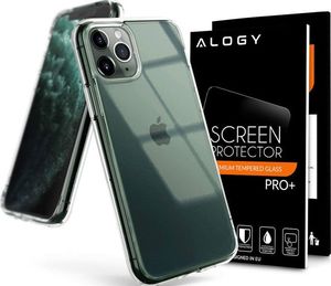 Ringke Etui Ringke Fusion do Apple iPhone 11 Pro Clear + szkło alogy uniwersalny 9