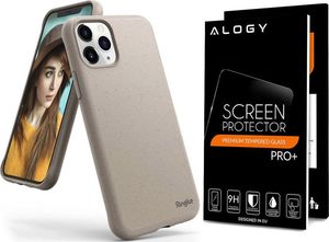 Ringke Etui Ringke Air S do Apple iPhone 11 Pro Max Sand Stone + szkło alogy uniwersalny 8