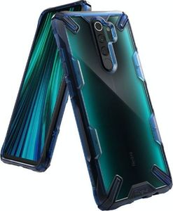 Ringke Etui Ringke Fusion X do Xiaomi Redmi Note 8 Pro Space Blue + Szkło 3mk uniwersalny 1