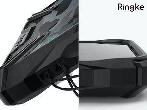 Ringke Etui Ringke Fusion X do Xiaomi Redmi Note 8 Pro Camo Black + Szkło 3mk uniwersalny 5