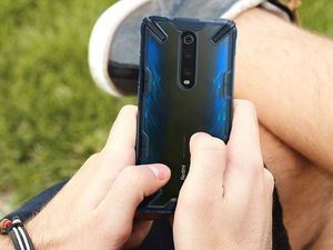 Ringke Etui Pancerne Ringke Fusion X do Xiaomi Mi 9T/ Redmi K20 Space blue + Szkło Alogy uniwersalny 6