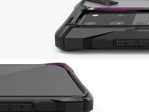 Ringke Etui Ringke Fusion X do Samsung Galaxy S20 Ultra Black + 2x Folia Ringke uniwersalny 6