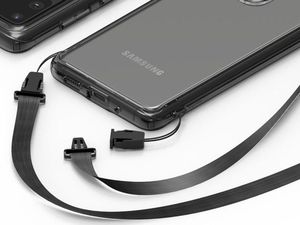 Ringke Etui Ringke Fusion do Samsung Galaxy S20 Ultra Smoke Black + 2x Folia Ringke uniwersalny 3