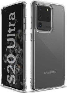Ringke Etui Ringke Fusion do Samsung Galaxy S20 Ultra Clear + 2x Folia Ringke uniwersalny 2