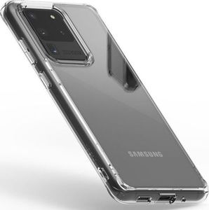 Ringke Etui Ringke Fusion do Samsung Galaxy S20 Ultra Clear + 2x Folia Ringke uniwersalny 3