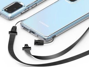 Ringke Etui Ringke Fusion do Samsung Galaxy S20 Clear + 2x Folia Ringke uniwersalny 5