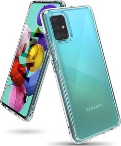 Ringke Etui Ringke Fusion do Samsung Galaxy A51 Ultra Clear + Szkło Alogy uniwersalny 2