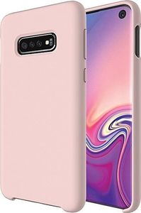 Etui Silicone Samsung S10 G973 różowo- złoty/rose gold 1