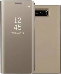 Etui Clear View Huawei P40 złoty /gold 1