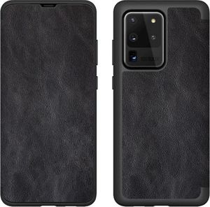 Etui Leather Book Samsung S20 Ultra G988 czarny/black 1