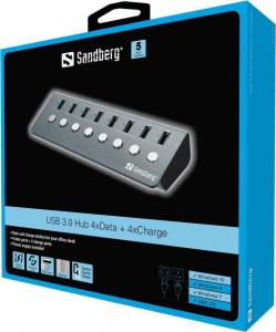 HUB USB Sandberg 8x USB-A 3.0 (133-94) 2