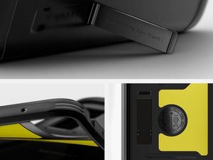 Spigen Etui Spigen Tough Armor do Samsung Galaxy S20 Black + 2x Folia Neo uniwersalny 6