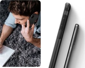 Spigen Etui Spigen Tough Armor do Samsung Galaxy S20 Black + 2x Folia Neo uniwersalny 9