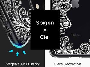 Spigen Etui Spigen Ciel do Apple iPhone 11 Pro Cecile White Mandala + Szkło Alogy uniwersalny 4
