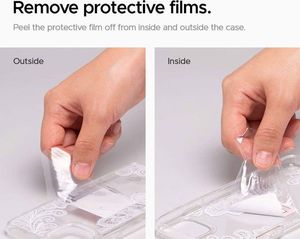 Spigen Etui Spigen Ciel do Apple iPhone 11 Pro Cecile White Mandala + Szkło Alogy uniwersalny 5