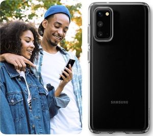 Spigen Etui Spigen Liquid Crystal do Samsung Galaxy S20 Crystal Clear + 2x Folia Neo uniwersalny 4