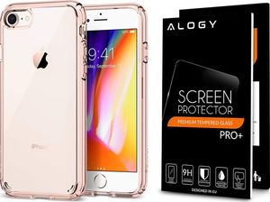 Spigen Etui Spigen Ultra Hybrid 2 Apple iPhone 7/8 Rose Crystal + Szkło alogy uniwersalny 11