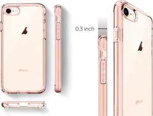 Spigen Etui Spigen Ultra Hybrid 2 Apple iPhone 7/8 Rose Crystal + Szkło alogy uniwersalny 13
