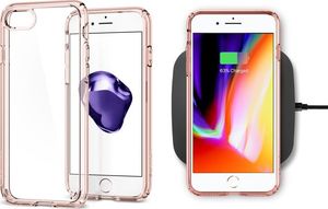 Spigen Etui Spigen Ultra Hybrid 2 Apple iPhone 7/8 Rose Crystal + Szkło alogy uniwersalny 2