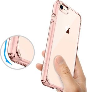 Spigen Etui Spigen Ultra Hybrid 2 Apple iPhone 7/8 Rose Crystal + Szkło alogy uniwersalny 7