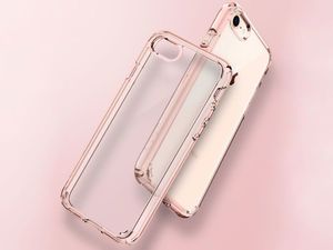 Spigen Etui Spigen Ultra Hybrid 2 Apple iPhone 7/8 Rose Crystal + Szkło alogy uniwersalny 10