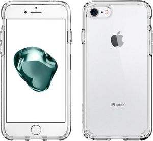 Spigen Etui Spigen Ultra Hybrid 2 Apple iPhone 7/8/SE 2020 Crystal Clear + Szkło alogy uniwersalny 8