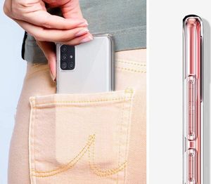 Spigen Etui Spigen Liquid Crystal do Samsung Galaxy A51 Crystal Clear + Szkło Alogy uniwersalny 4