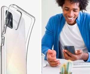 Spigen Etui Spigen Liquid Crystal do Samsung Galaxy A51 Crystal Clear + Szkło Alogy uniwersalny 6
